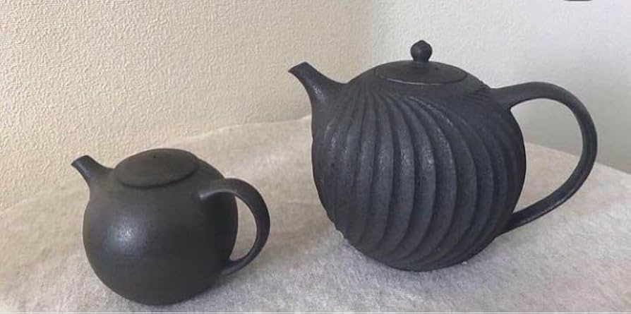 加藤財　彫　黒丸　急須 夏至 - geshi ｜ 長野 online store
